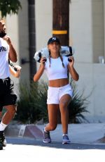 SCARLET and SOPHIA STALLONE at Outdoor Workout Session in West Hollywood 08/11/2020