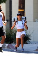 SCARLET and SOPHIA STALLONE at Outdoor Workout Session in West Hollywood 08/11/2020