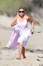 SCARLETT JOHANSSON Out on the Beach in The Hamptons 08/20/2020