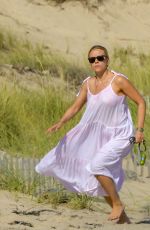 SCARLETT JOHANSSON Out on the Beach in The Hamptons 08/20/2020