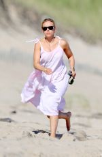 SCARLETT JOHANSSON Out on the Beach in The Hamptons 08/20/2020