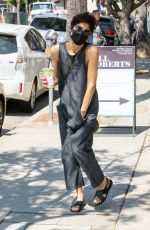 SELMA BLAIR Wearing a Mask Out in Los Angeles 08/27/2020