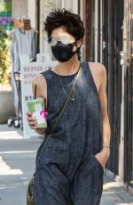 SELMA BLAIR Wearing a Mask Out in Los Angeles 08/27/2020