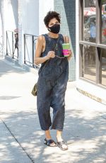 SELMA BLAIR Wearing a Mask Out in Los Angeles 08/27/2020