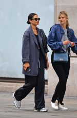 SHANINA SHAIK and NADINE LEOPOLD Out Shopping in London 08/26/2020