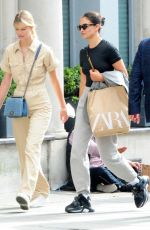 SHANINA SHAIK Out Shopping in New York 08/21/2020