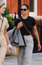 SHANINA SHAIK Out Shopping in New York 08/21/2020
