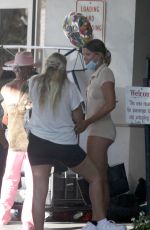 SOFIA RICHIE and ANASTASIA KARANIKOLAOU Arrives in Los Angeles 08/26/2020