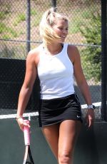 SOFIA RICHIE at a Tennis Court in Los Angeles 08/19/2020