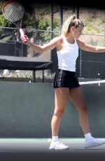 SOFIA RICHIE at a Tennis Court in Los Angeles 08/19/2020