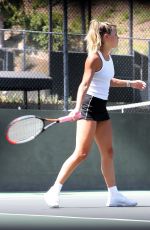 SOFIA RICHIE at a Tennis Court in Los Angeles 08/19/2020