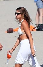 SOFIA RICHIE in Bikini Top on the Beach in Malibu 08/08/2020