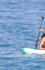 SOFIA RICHIE in Wetsuit Paddleboarding in Malibu 08/16/2020