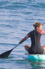 SOFIA RICHIE in Wetsuit Paddleboarding in Malibu 08/16/2020