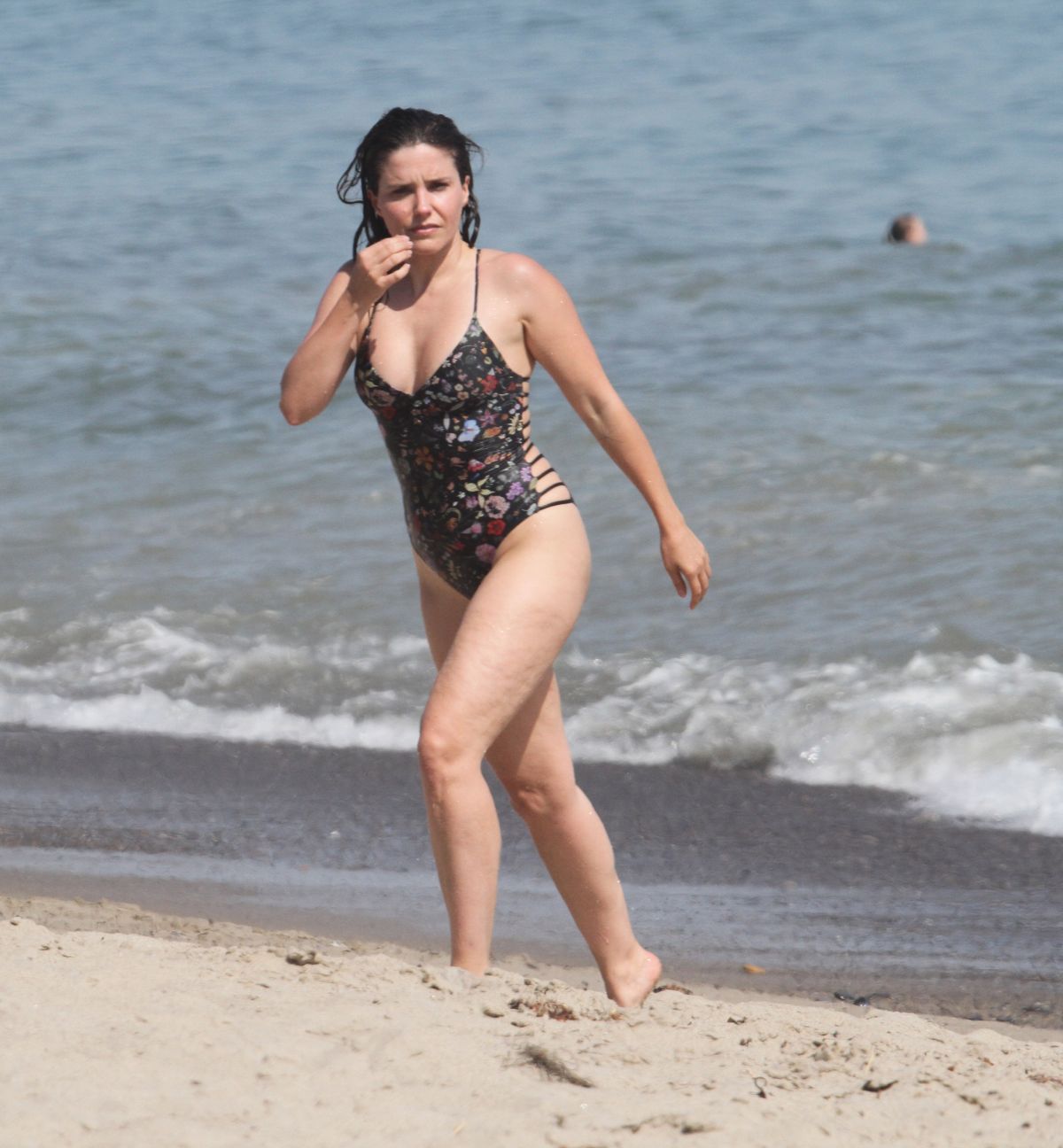 SOPHIA BUSH in Swimsuit at a Beach in Malibu 08/07/2020. 