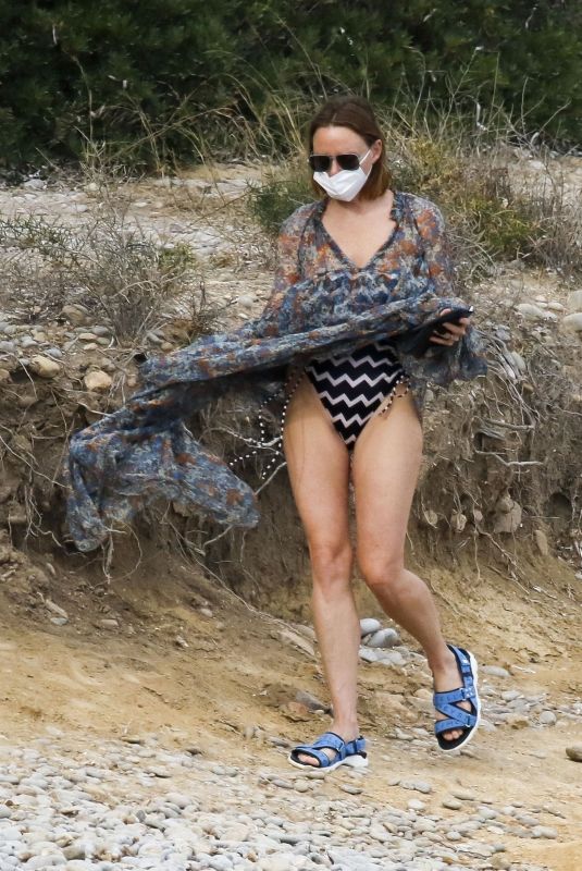 STELLA MCCARTNEY Out on the Beach in Spain 08/21/2020