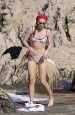 SUKI WATERHOUSE in Bikini at a Beach in Saint Jean Cap Ferat 07/31/2020