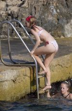 SUKI WATERHOUSE in Bikini at a Beach in Saint Jean Cap Ferat 07/31/2020