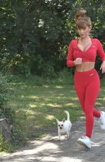 SUMMER MONTEYS-FULLAM Out Jogging in Cantebury Countryside 07/31/2020