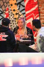 TANA MONGEAU and OLIVIA PONTON at Tao Restaurant in West Hollywood 08/25/2020