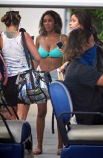 TAYSHIA ADAMS Out in Palm Springs 08/20/2020