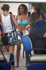 TAYSHIA ADAMS Out in Palm Springs 08/20/2020