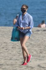 TERI HATCHER Out at a Beach in Malibu 08/06/2020