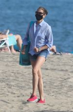 TERI HATCHER Out at a Beach in Malibu 08/06/2020