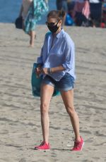 TERI HATCHER Out at a Beach in Malibu 08/06/2020