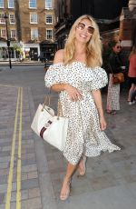 TESS DALY Out for Lunch at Chiltern Firehouse in London 08/20/2020