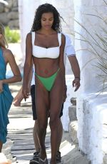 TINA KUNAKEY in Bikinis on Holiday in Greece 08/06/2020