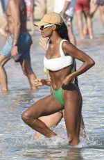 TINA KUNAKEY in Bikinis on Holiday in Greece 08/06/2020