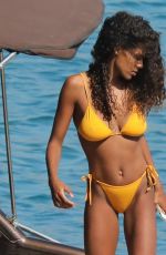 TINA KUNAKEY in Bikinis on Holiday in Greece 08/06/2020