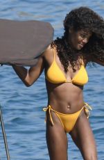 TINA KUNAKEY in Bikinis on Holiday in Greece 08/06/2020