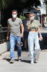 TINA LOUISE and Brian Austin Green at Sugar Taco in Los Angeles 07/29/2020