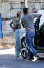 TINA LOUISE and Brian Austin Green at Sugar Taco in Los Angeles 07/29/2020