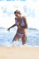 TINA LOUISE in Bikini at a Beach in Malibu 08/16/2020