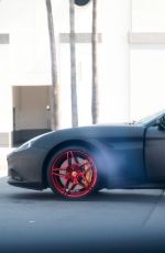 TINASHE Out Driving Her Ferrari in Beverly Hills 07/18/2020