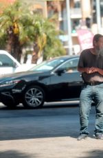 TINASHE Out Driving Her Ferrari in Beverly Hills 07/18/2020