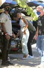 VANESSA HUDGENS Arrives on the Set of New Project in Los Angeles 08/11/2020