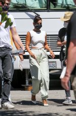 VANESSA HUDGENS Arrives on the Set of New Project in Los Angeles 08/11/2020