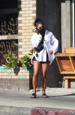 VANESSA HUDGENS Getting Take Out Dinner in Los Angeles 08/05/2020