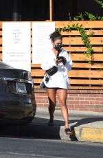 VANESSA HUDGENS Getting Take Out Dinner in Los Angeles 08/05/2020