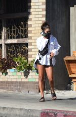 VANESSA HUDGENS Getting Take Out Dinner in Los Angeles 08/05/2020