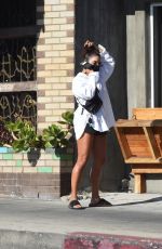 VANESSA HUDGENS Getting Take Out Dinner in Los Angeles 08/05/2020