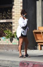 VANESSA HUDGENS Getting Take Out Dinner in Los Angeles 08/05/2020