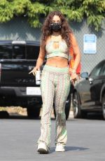 VANESSA HUDGENS Heading to a Gym in West Hollywood 08/21/2020