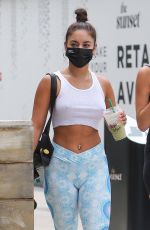 VANESSA HUDGENS in Tights Out and About in Los Angeles 08/15/2020