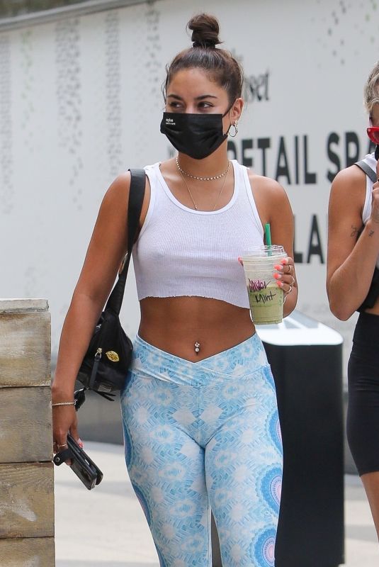 VANESSA HUDGENS in Tights Out and About in Los Angeles 08/15/2020