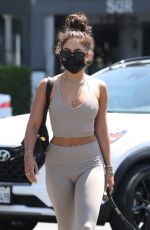 VANESSA HUDGENS in Tights Out with Her Dog in West Hollywood 08/26/2020